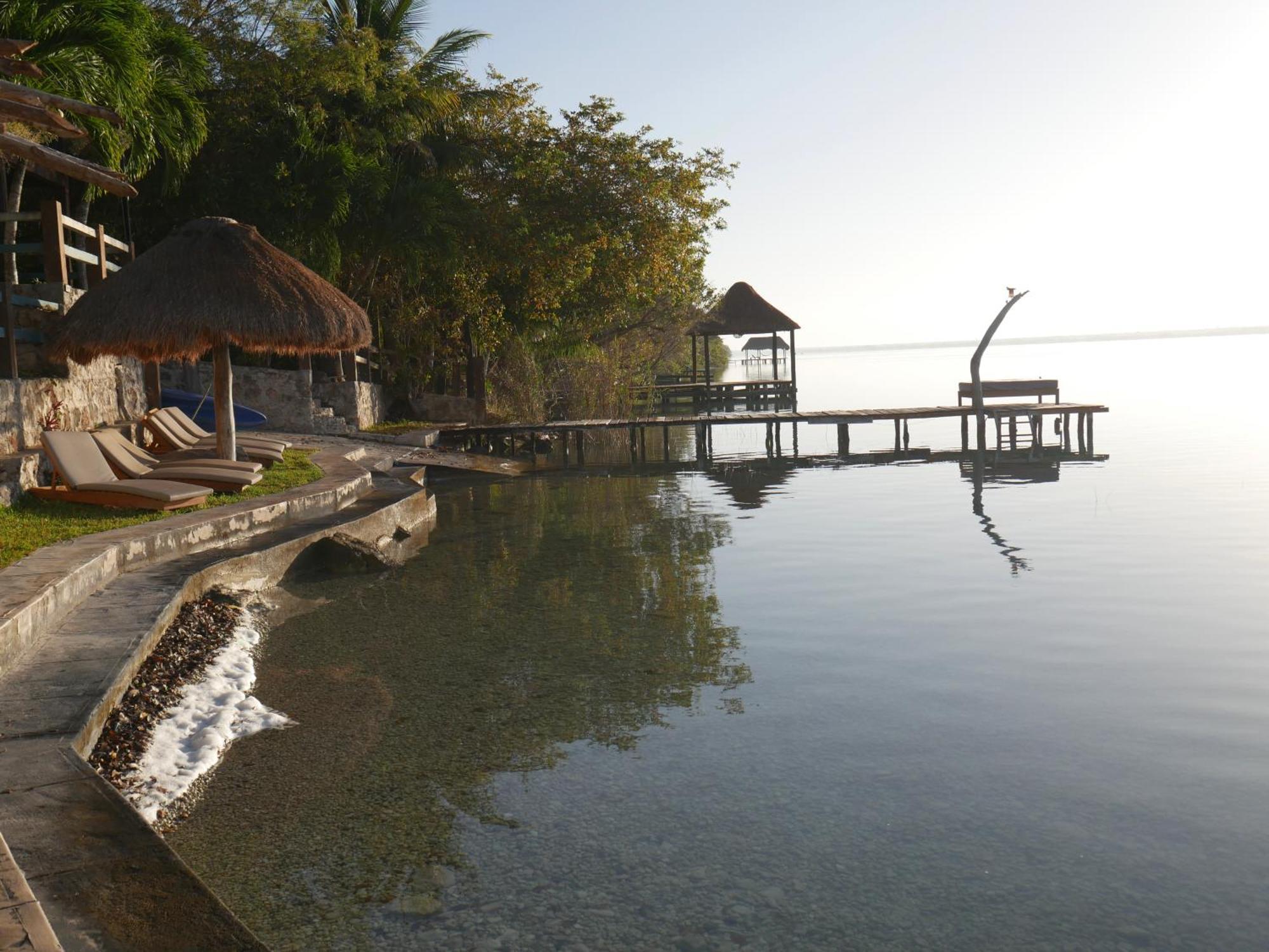 Villa Santuario Lake Front Oasis Bacalar Exterior foto